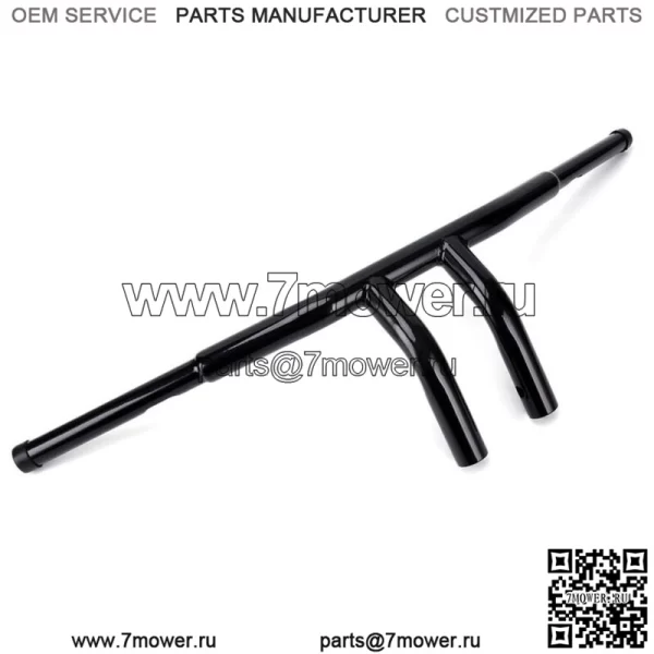 Черный руль T-Bars 8" Rise 1-1/4" для Harley Touring Road King Electra Glide (для: Harley-Davidson)