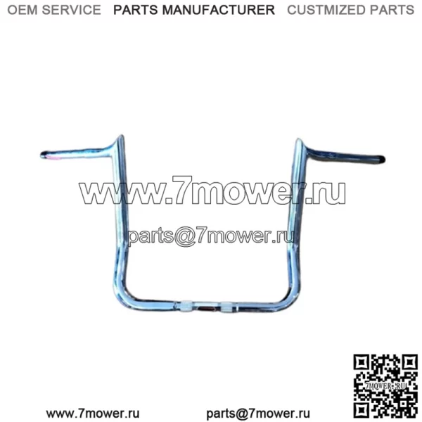 Руль Ape Chrome 1 1/4" Prime 13" для Harley Touring FLHT 96-19
