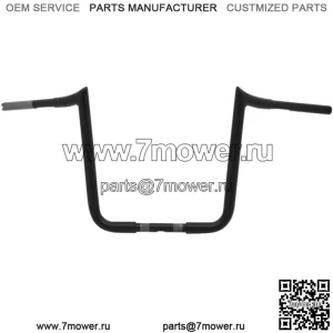 Матово-черный 16" Prime Ape 1-1/4" руль мотоцикла Harley Bagger