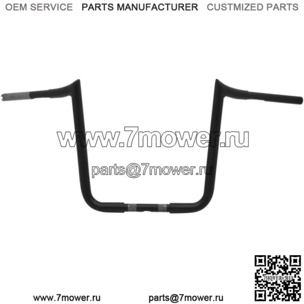 Матово-черный 16" Prime Ape 1-1/4" руль мотоцикла Harley Bagger