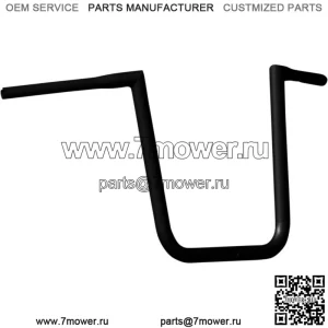 Черный руль Ape Hanger 14" для Harley Road Glide FLTRX 15-20