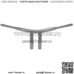 Руль  8" Chrome Radius T-Bar для Harley Davidson