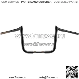 Глянцево-черный 16" Prime Ape 1-1/4" руль мотоцикла Harley Bagger