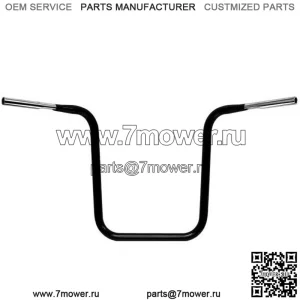 Черный 8-дюймовый мощный руль Prime Ape Hanger 2015-2020 Harley Touring
