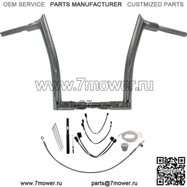 EZ Install 14" Ape Hanger Руль Комплект 2021-2022 Harley Road King