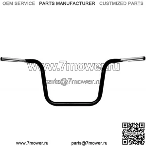 Руль Flat Black 8" Hefty Prime Ape 2015-2020 Harley Road Glide