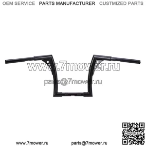 12-дюймовый подъемный руль Vivid Black Hangers для Harley Softail Dyna Sportster XL