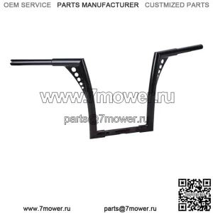 14-дюймовый подъемный руль Vivid Black Hangers для Harley Softail Dyna Sportster XL