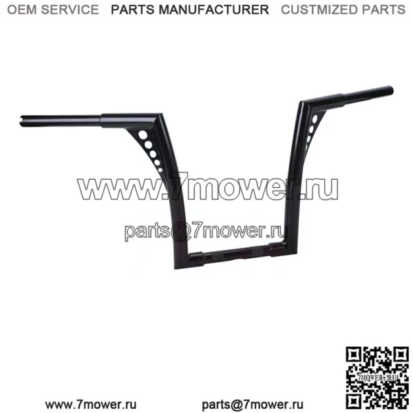 14-дюймовый подъемный руль Vivid Black Hangers для Harley Softail Dyna Sportster XL
