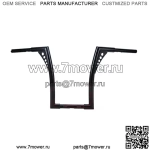 16-дюймовый подъемный руль Vivid Black Hangers для Harley Softail Dyna Sportster XL