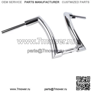 Хромированные (14") рули для Harley Dyna FLST FXST Sportster XL