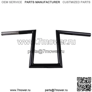 #1 10-1/2" подъем черный руль для Harley Dyna Softail Sportster 883 1200
