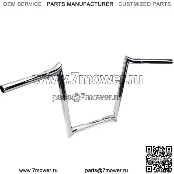 Пользовательская полировка руля Harley Ape Hanger 12 дюймов