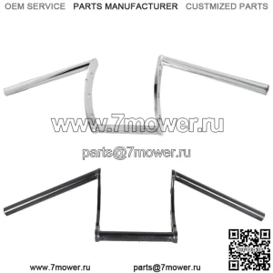 22 мм 7/8 дюйма мотоциклетные рули Z-образные рули для Sportster Ctom Chopper