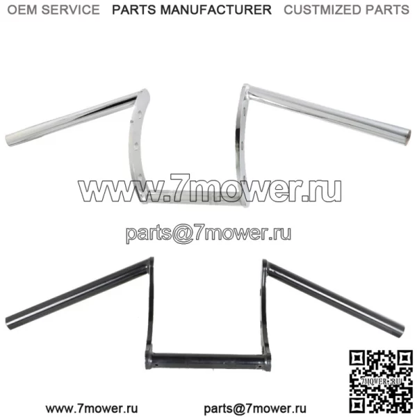 22 мм 7/8 дюйма мотоциклетные рули Z-образные рули для Sportster Ctom Chopper