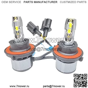 Светодиодная лампа UTV с дальним/ближним светом, совместимая с Polaris Ranger RZR 570 800 1000 XP, общий № 4012279,12000LM, 60 Вт, ярко-белая, упаковка из 2 шт. (без светодиодного декодера)