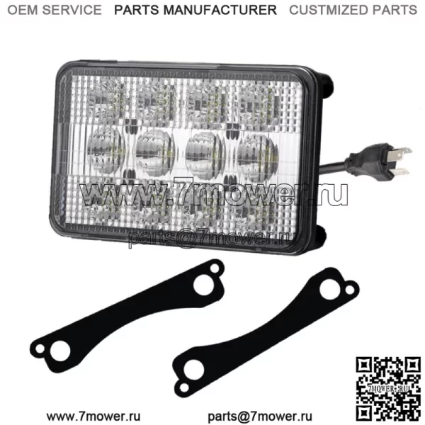 AL75338 Светодиодная фара для тракторов John Deere 6310S, 6410S, 6510S, 6210L+ Hi/Lo x2 - Image 2
