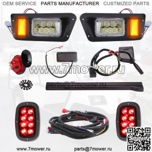 Комплект светодиодных фар для гольф-кара, задний фонарь для Yamaha G14 G16 G19 G22 (12 В)