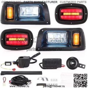 12V-48V Street Legal Golf Cart Светодиодный фонарь для клубного автомобиля DS с дальним ближним светом и тормозом