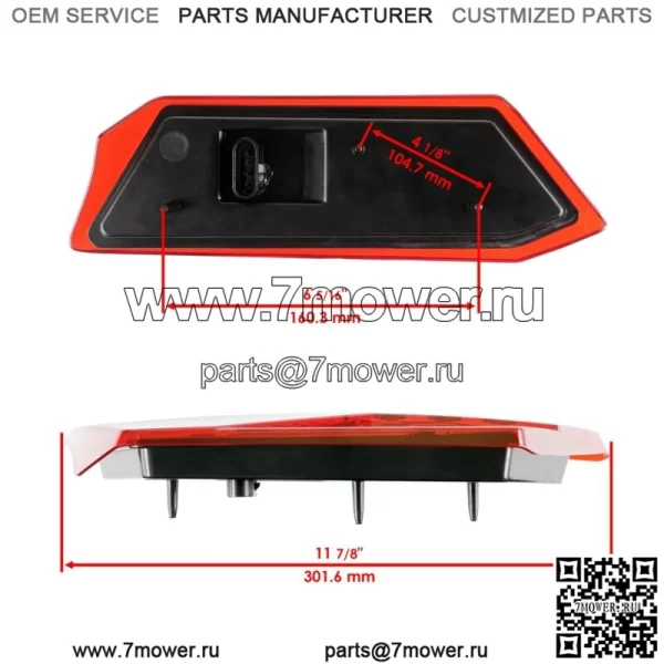 Задний левый правый светодиодный фонарь для Polaris RZR 1000 2016 2017 2018 2019 2020 2021 (для: Polaris) - Image 3