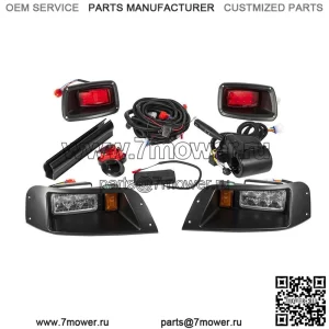 Комплект светодиодных фонарей EZGO TXT Комплект для уличного освещения, переключатель указателей поворота, тележка для гольфа Deluxe