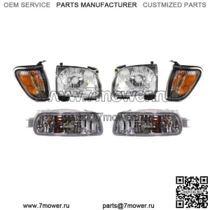 Фары в сборе + комплект угловых и указателей поворота для Toyota Tacoma 2001-2004 гг.