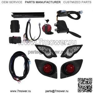 Комплект светодиодных фонарей для гольф-кара для Yamaha G29 YDR Drive 07+, звуковой сигнал поворота, тормоз, 12 В
