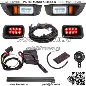 Комплект светодиодных фонарей Deluxe EZGO TXT 2014 Сигналы поворота Стоп-сигнал Horn Street Legal Legal