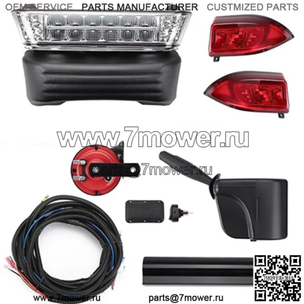 Club Car Precedent Golf Cart Deluxe с полным освещением и поворотниками 2004-2008 гг.