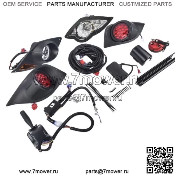 Комплект светодиодных фонарей для гольф-мобиля для Yamaha G29 Drive 2007-up и указатели поворота, аварийный тормоз