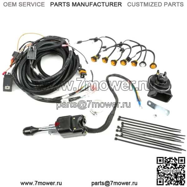 Комплект указателей поворота Deluxe с рычагом на стойке TSK-P-RZR-003 / 63-7309