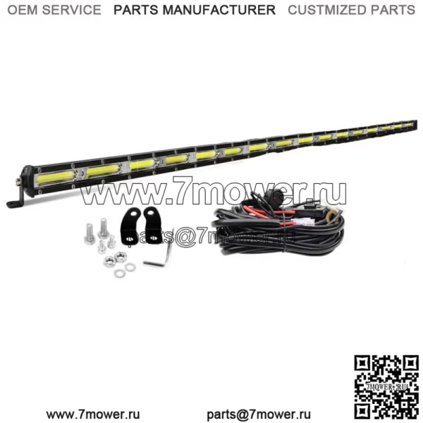Подходит для Can-am Maverick X3 DS RS MAX Slim 50-дюймовая светодиодная световая панель на верхней крыше + провод