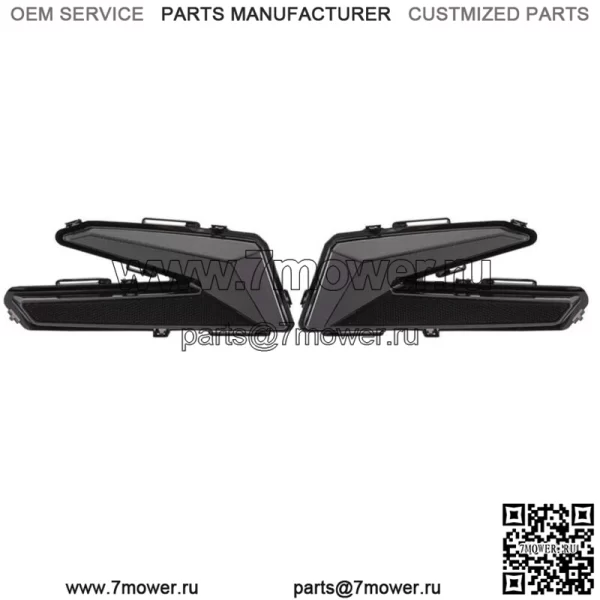 ПАРА ЧЕРНЫХ СВЕТОДИОДНЫХ ЗАДНИХ ФОНАРОВ ДЛЯ 2017+ CAN AM MAVERICK X3 TURBO X DS RC RS ДЫМЧЕННЫЙ (Для: Can-Am Maverick X3)