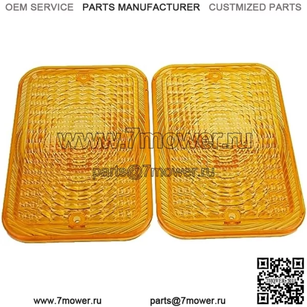 Янтарные линзы, 2 шт., LVU18745, совместимые с трактором John Deere 1023E 1025R 1026R 2027R 2032R 3120 3203 3320 4105 4520 4600 5415 5425 - Image 2