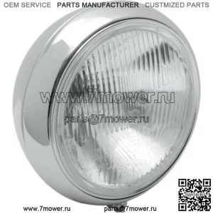 Хромированная сменная фара  в сборе 7 дюймов Harley Softail 86-17 (для: Harley-Davidson)