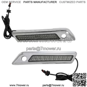 Защелка седельной сумки Custom Dynamics с двойной подсветкой и дымчатым хромированием Harley Touring 14-23 (для: Harley-Davidson)