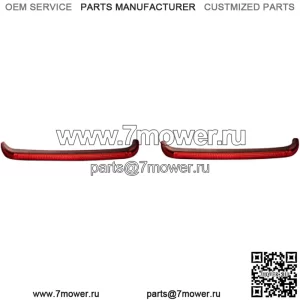 Custom Dynamics Sequential Low Profile Bagz Красные светодиодные седельные фонари 14+ Touring (Для: Harley-Davidson)