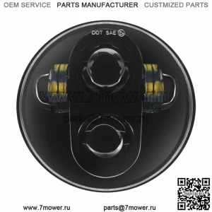 Hogworkz 5-3/4 Белый светодиодный затемняющий головной фонарь 45 Вт 24 В Harley Dyna Softail XL (Для: Harley-Davidson)