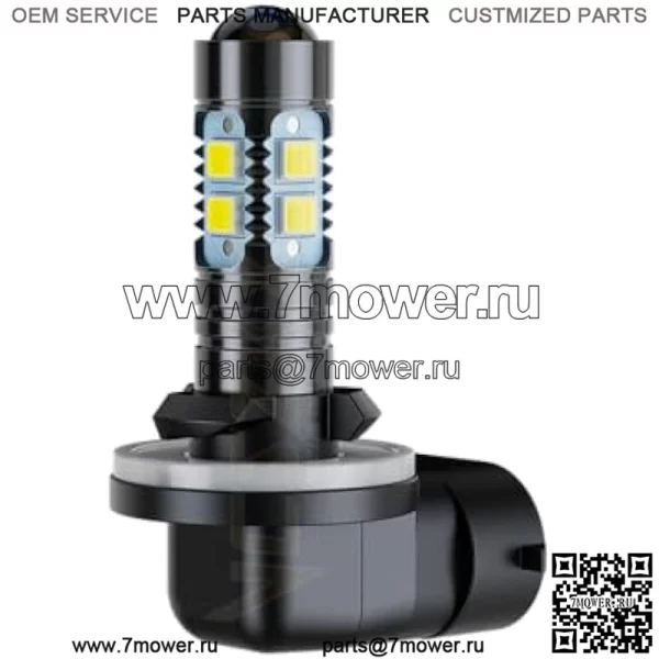 Совместимо с фарами Deere Gator X754 X758 XUV 550 560 590i JD AM144881, лампочками 886/894/896/881, Plug N Play, яркость 300%, лампочки 6000K белого цвета 12 В 35 Вт, 2 шт. в упаковке - Image 2