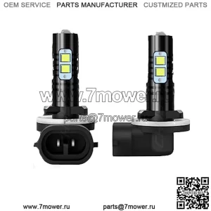 Совместимо с лампочками Gator для газонокосилок John Deere Tractor Riding Mower, R136239 AXE16948 AM118013, лампочки 881 889 862 886 894 896 898, 6000K холодный белый, Plug and Play, упаковка из 2 шт.