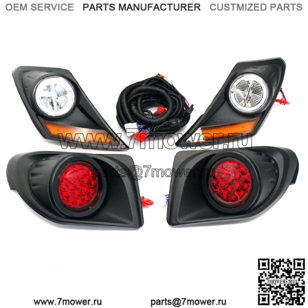 Новый комплект светодиодных фар и задних фонарей для гольф-кара Yamaha Drive2 2017-Up