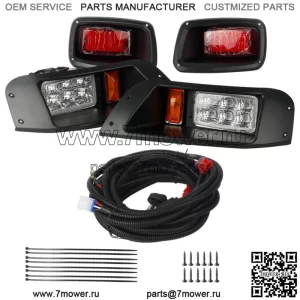 Комплект светодиодных фар и задних фонарей EZGO TXT Golf Cart 1996-2013 гг., бензин и электричество, НОВИНКА