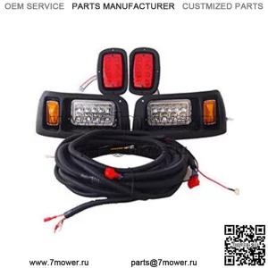Комплект освещения Club Car DS Light подходит для заводского кузова 1993-2013 гг., светодиодные фары 12 В, задние фонари