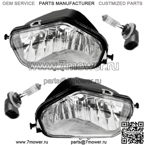 Передняя левая и правая фара с лампочкой для Polaris Sportsman 850 XP 2009-2013 (Для: Polaris Sportsman 570)