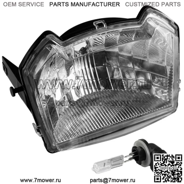 Средняя фара в сборе для Polaris 2410614 с галогенной лампой, новая (для: Polaris Sportsman 570)