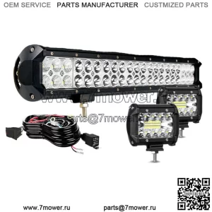 20-дюймовые светодиодные фары рабочего освещения для Kawasaki Teryx Teryx4 Mule 610 4010 + проводка (для: более одного автомобиля)