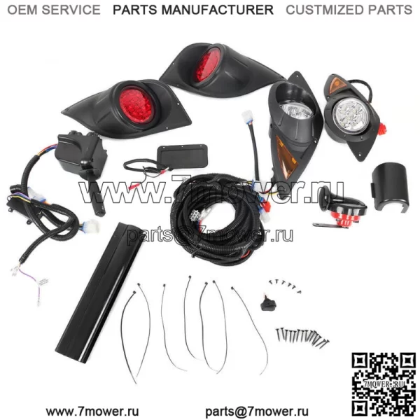 Комплект светодиодных фонарей 12 В + звуковой сигнал поворота и тормоз для Yamaha G29 YDR Drive 2007+ Golf