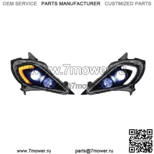 Комплект светодиодных фар. Подходит: 2006–2024 YAMAHA YFZ 450 700R YFM 250 350 700 (для: более одного автомобиля)
