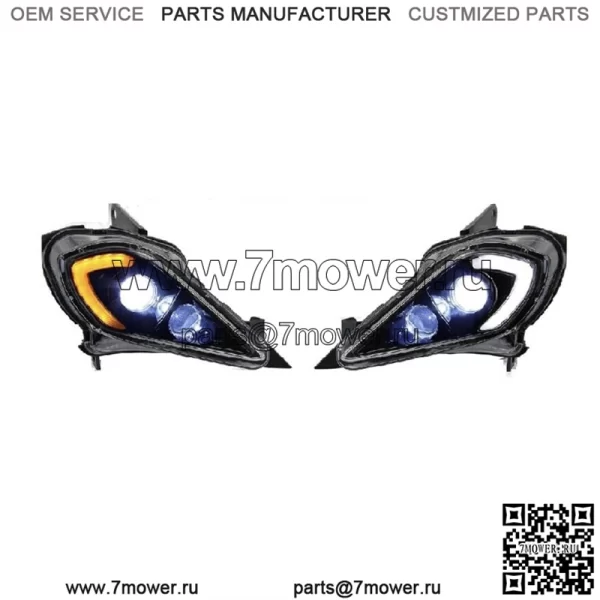 Комплект светодиодных фар. Подходит: 2006–2024 YAMAHA YFZ 450 700R YFM 250 350 700 (для: более одного автомобиля)