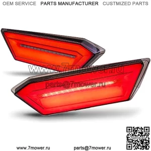 Светодиодный задний фонарь TRUE MODS для Polaris RZR S1000 S900 2014-2019; Trail S 900 S 1000 Ultimate 2022, замена заднего заднего фонаря 2412341 2412342 [рейтинг DOT] [дизайн диффузора] — дымчатый